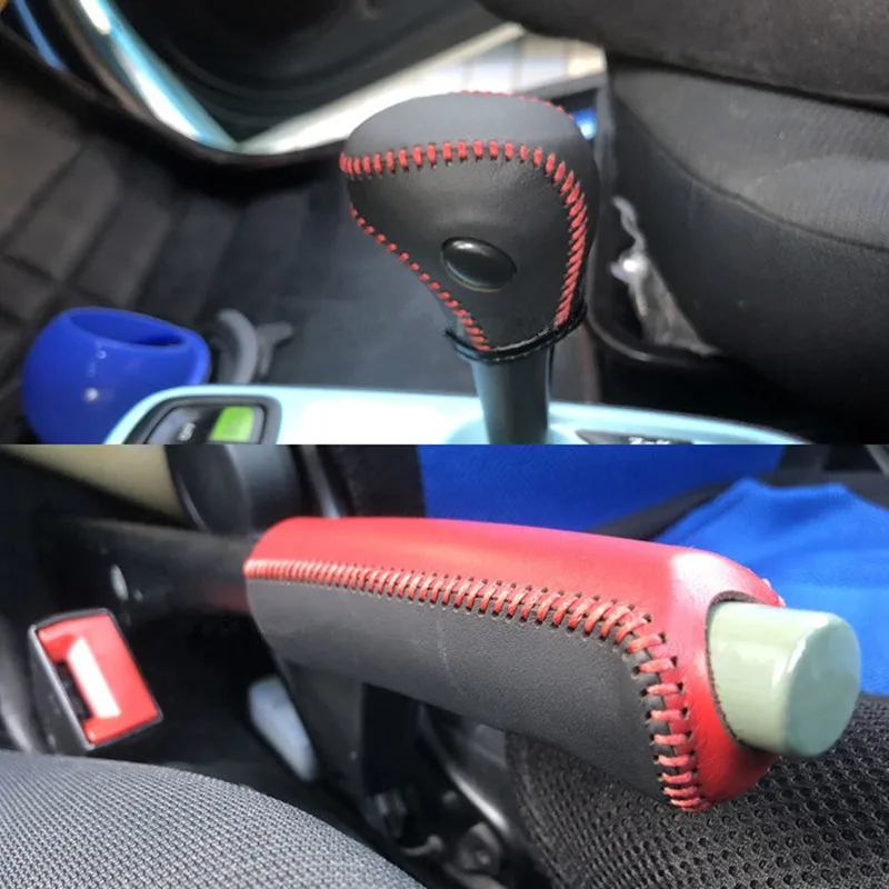Genuine Leather Car Gear Shift Knob Collar Handbrake Shell Cover for Smart Fortwo 2009 2010 2011 2012 2013 2014
Genuine Leather Car Gear Shift Knob Collar Handbrake Shell Cover for Smart Fortwo 2009 2010 2011 2012 2013 2014