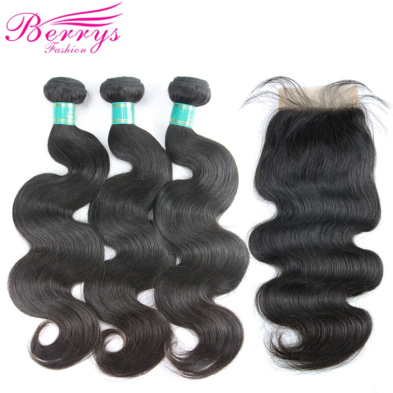 Berrys Fashion 3Bundles with Closure Brazilian Body Wave 10A Virgin Hair Weave 100% Human Hair Extension 10-28inch Free Shipping
Berrys Fashion 3Bundles with Closure Brazilian Body Wave 10A Virgin Hair Weave 100% Human Hair Extension 10-28inch Free Shipping