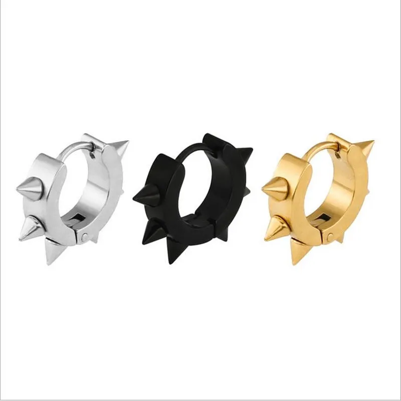 SUMOORL Black Nail Stud Earrings For Women Men Stainless Steel Rivet Spike Earrings Punk Rock Party Jewelry 2 Colors Z593
SUMOORL Black Nail Stud Earrings For Women Men Stainless Steel Rivet Spike Earrings Punk Rock Party Jewelry 2 Colors Z593