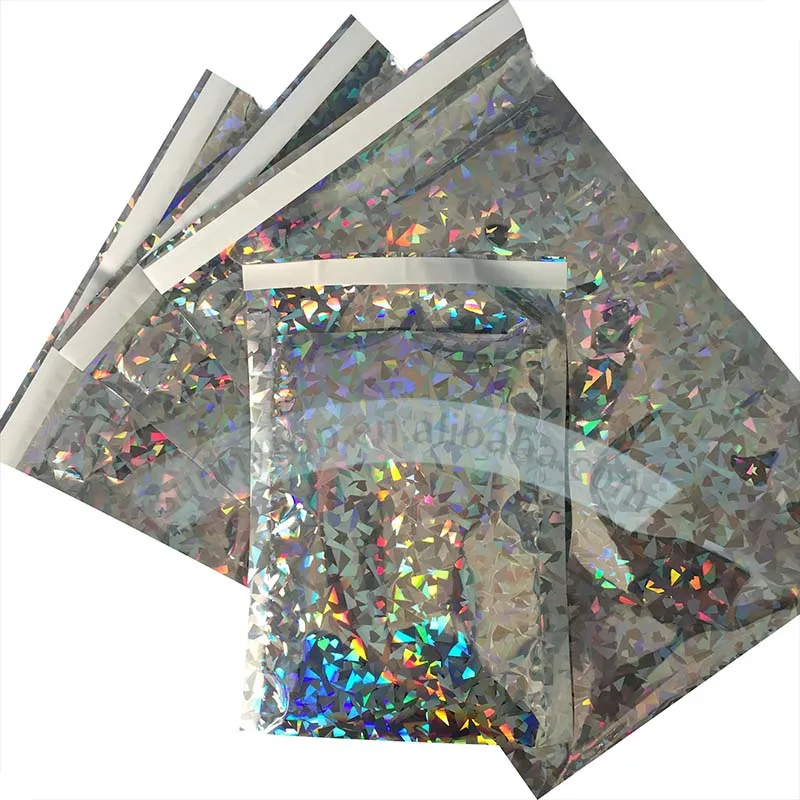 Holographic color self-adhesive poly mailer 6x9, 16x23cm, plastic post Postal Packaging Envelope Express Courier Mailing
Holographic color self-adhesive poly mailer 6x9, 16x23cm, plastic post Postal Packaging Envelope Express Courier Mailing