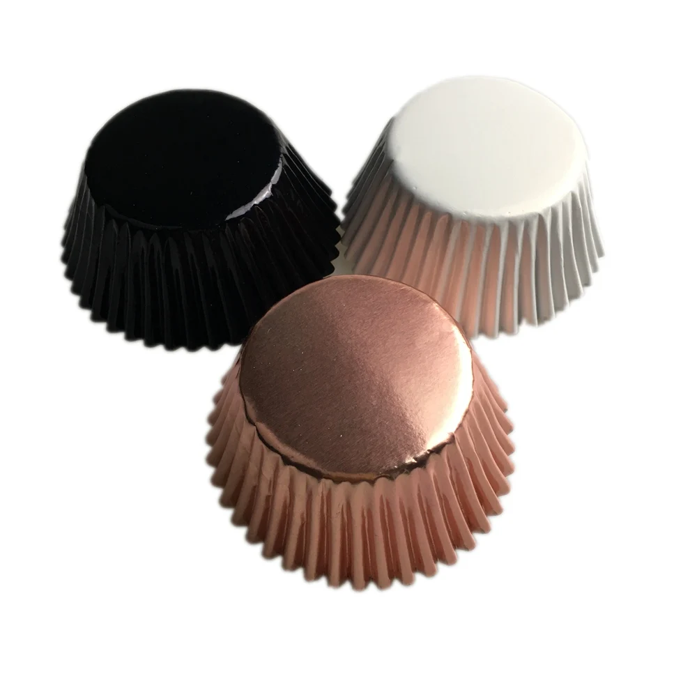 Free Shipping 1000x rose gold foil/Silver/Red/Blue/Green/black Foil paper wedding Cupcake Liner muffin cup cake baking mold case
Free Shipping 1000x rose gold foil/Silver/Red/Blue/Green/black Foil paper wedding Cupcake Liner muffin cup cake baking mold case