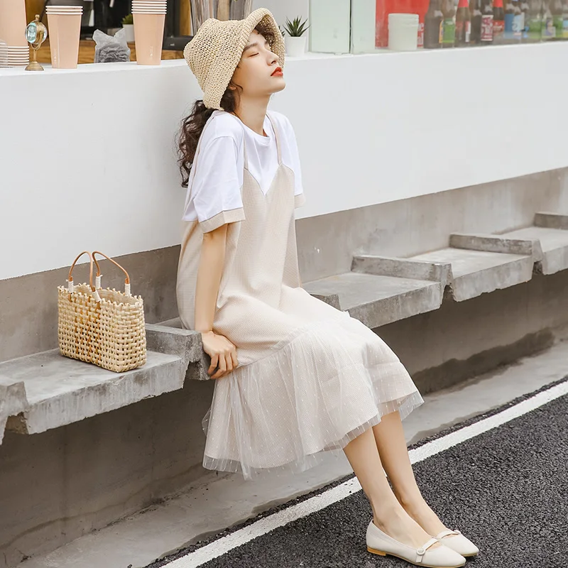 ANTWANT Casual Fake two-piece plaid ruffled lace A-line dress summer long elegant dress
ANTWANT Casual Fake two-piece plaid ruffled lace A-line dress summer long elegant dress