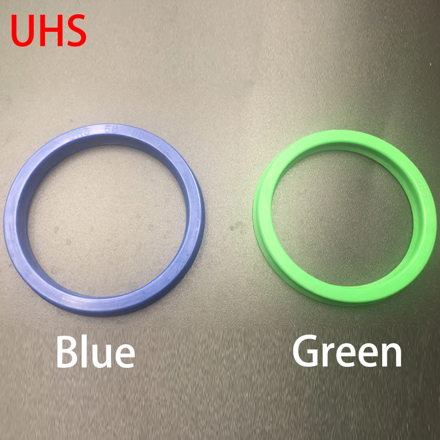 

UHS 115*130*9 115x130x9 120*135*9 120x135x9 Green Blue TPU Grooved U/Y Lip Hydraulic Cylinder Piston Rod O Ring Gasket Oil Seal