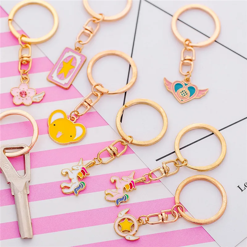Cardcaptor Sakura Cute Unicorn cat car keyring cosplay keychain Jewelry Accessories gift
Cardcaptor Sakura Cute Unicorn cat car keyring cosplay keychain Jewelry Accessories gift