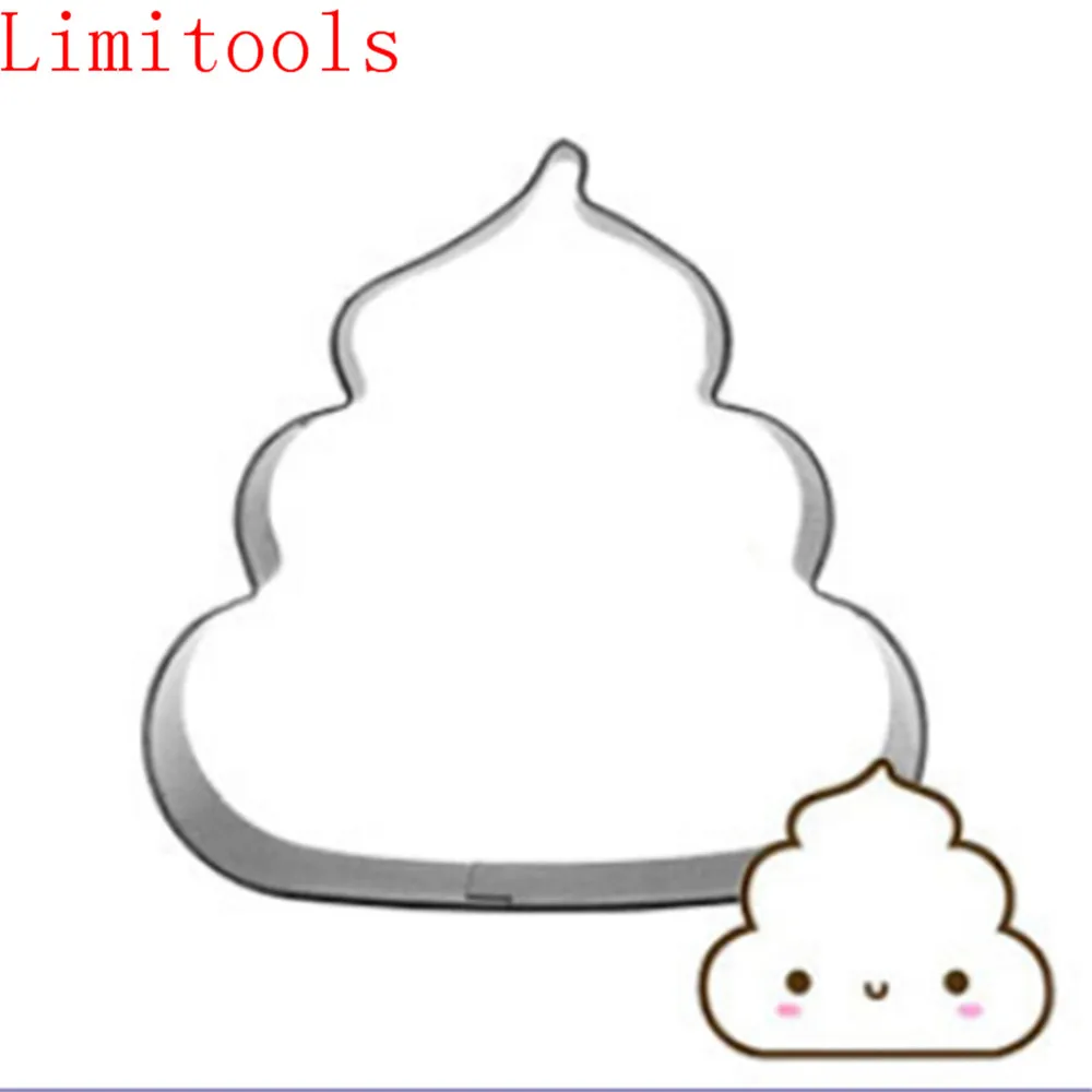 1pc Stainless Steel Biscuit Mould Poo Poop Shape Fondant Cake Mold DIY Sugarcraft 3D Pastry Cookie Cutters Cake Tools
1pc Stainless Steel Biscuit Mould Poo Poop Shape Fondant Cake Mold DIY Sugarcraft 3D Pastry Cookie Cutters Cake Tools