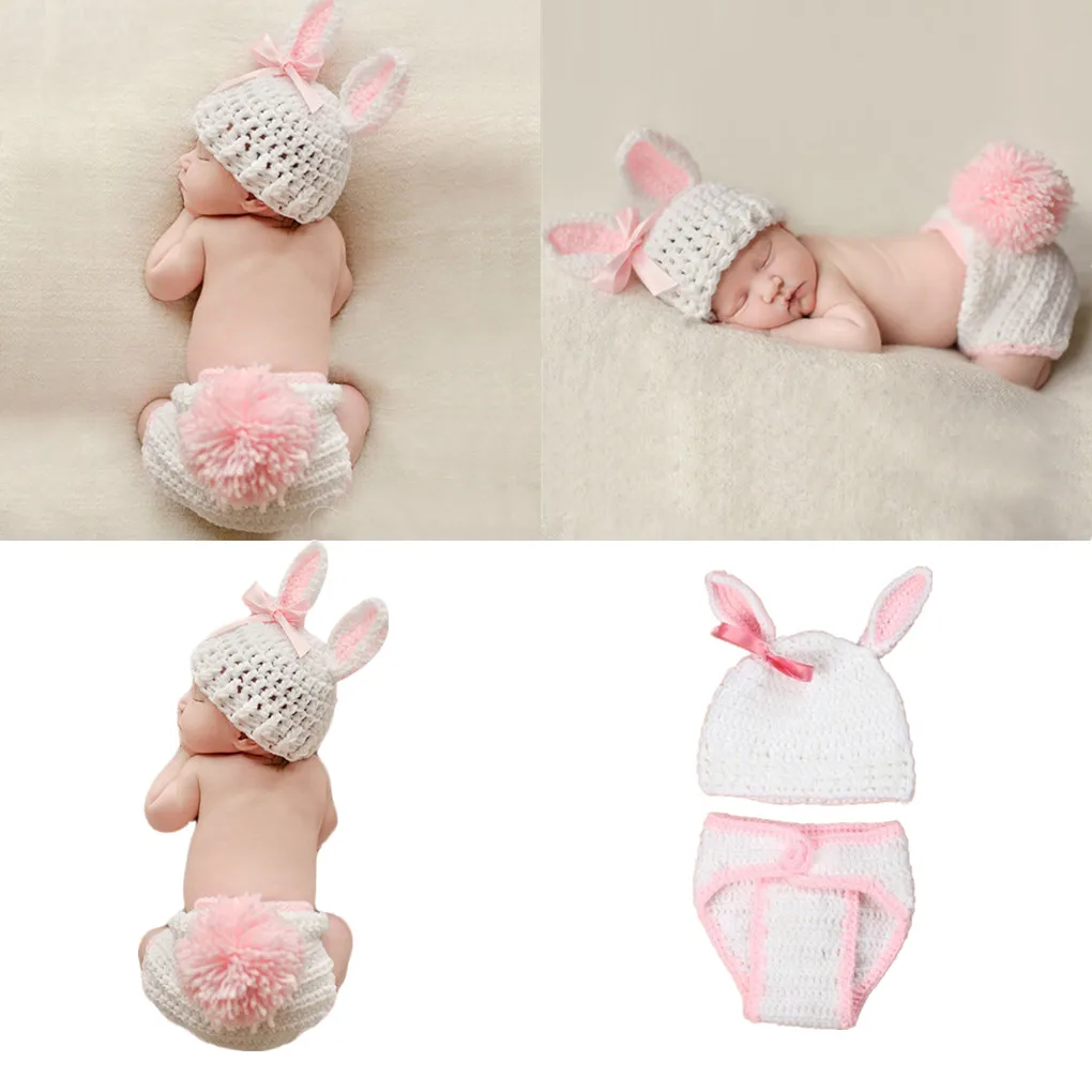 Hot Sale Baby Clothing Cute Crochet Newborn Photo Props Costume Baby Photograph Props Rabbit Flower Hat Set
Hot Sale Baby Clothing Cute Crochet Newborn Photo Props Costume Baby Photograph Props Rabbit Flower Hat Set