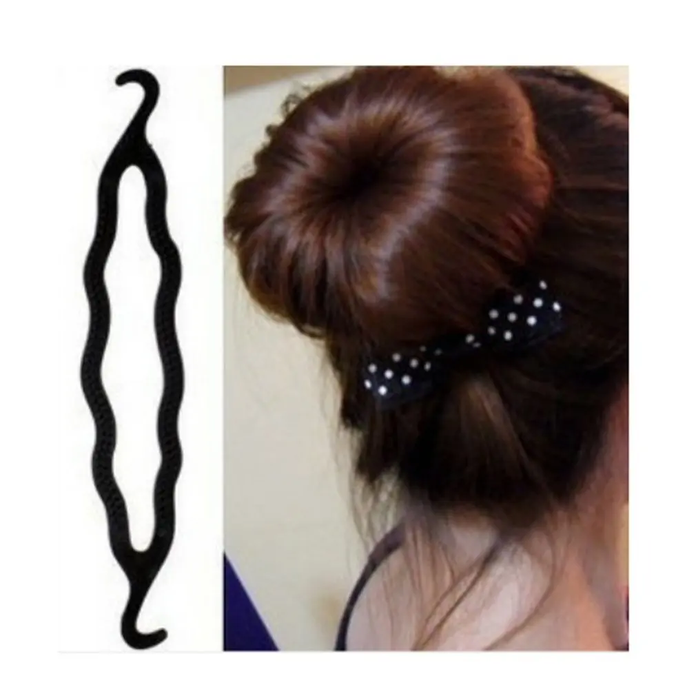 Double Hooks Women Portable Size Magic Elegant Buns Hair Style Bun