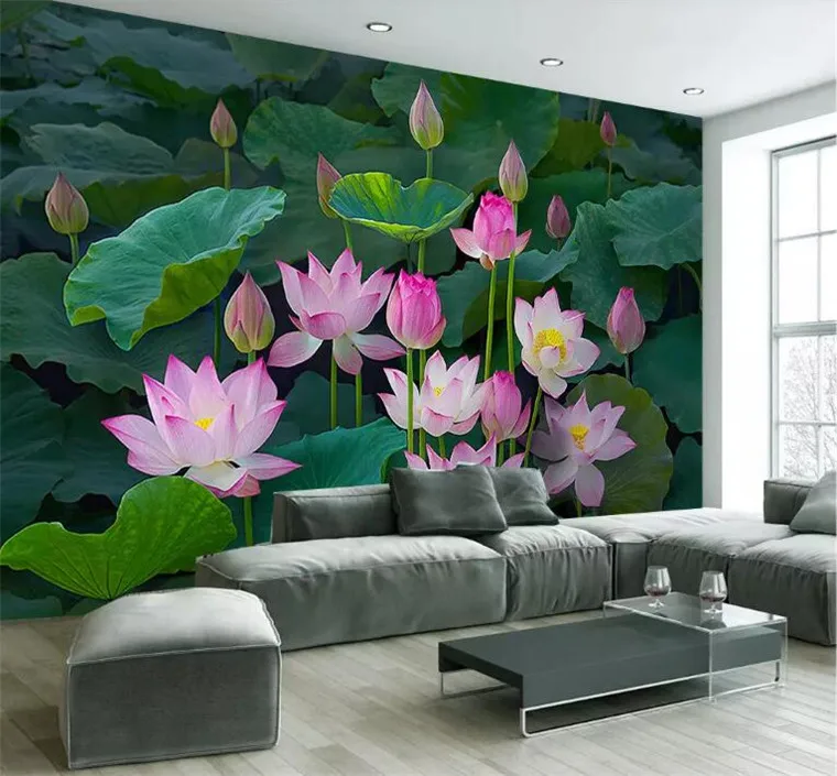 Classical Zen Lotus Lotus Pond New Chinese Style Living Room TV Wall Custom Photo Wallpaper Mural Wall Sticker
Classical Zen Lotus Lotus Pond New Chinese Style Living Room TV Wall Custom Photo Wallpaper Mural Wall Sticker