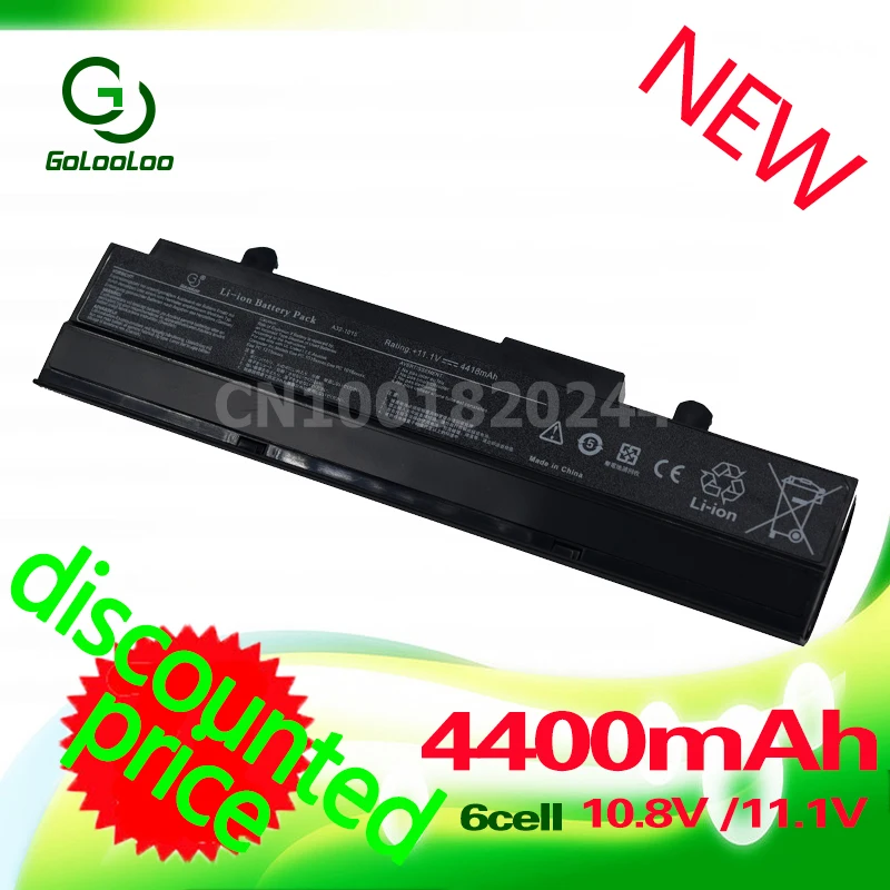 Golooloo 4400MaH Battery for Asus A31-1015 1215B 1215N AL31-1015 A32-1015 Eee PC EPC 1215 PC 1015b 1015bx 1015 1015px 1015P
Golooloo 4400MaH Battery for Asus A31-1015 1215B 1215N AL31-1015 A32-1015 Eee PC EPC 1215 PC 1015b 1015bx 1015 1015px 1015P
