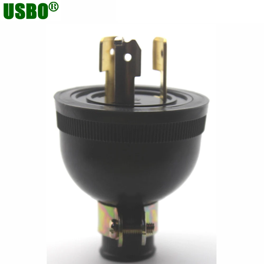 Black 250v 30a Nema L6-30P copper america wired locked receptacle connector US industry Generator control panel power plug
Black 250v 30a Nema L6-30P copper america wired locked receptacle connector US industry Generator control panel power plug