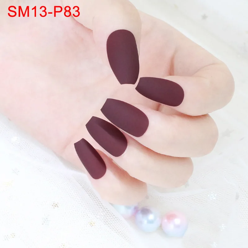 24 Pcs/Set Matte False Nails Full Tips Women Fake Fingernails Nail Art Decoration Tool MV99
24 Pcs/Set Matte False Nails Full Tips Women Fake Fingernails Nail Art Decoration Tool MV99