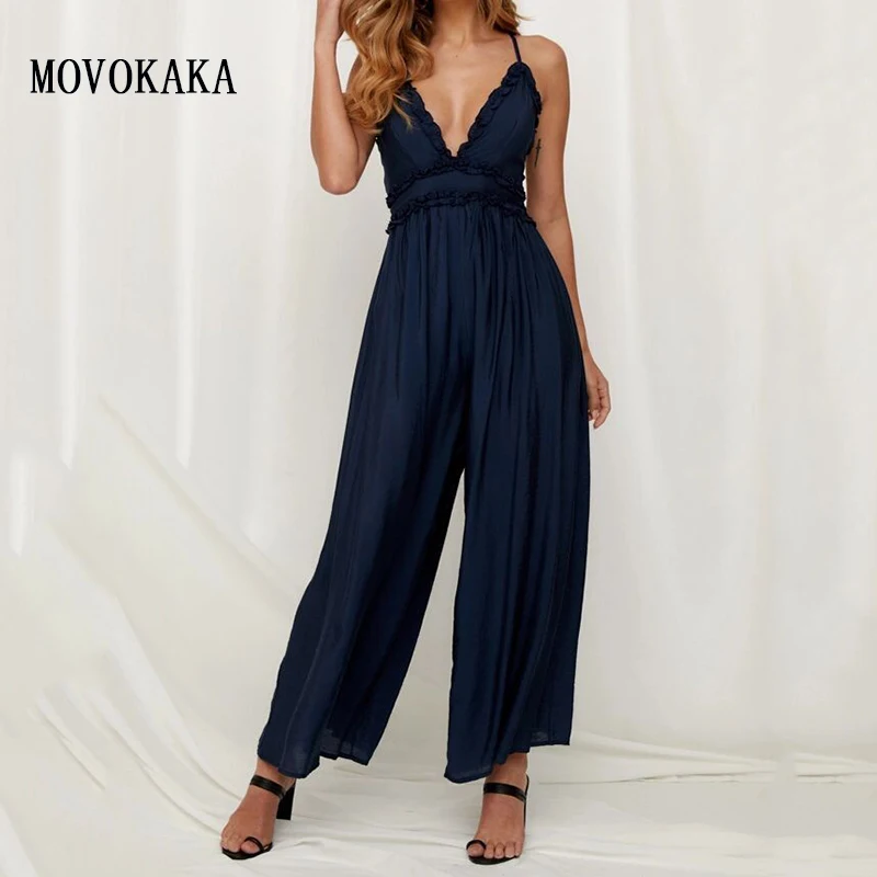 Hot Sexy Jumpsuit Women Sleeveless Elegant Jumpsuit Women Summer Halter Rompers Women Jumpsuit Party Long Jumpsuits Women Casual
Hot Sexy Jumpsuit Women Sleeveless Elegant Jumpsuit Women Summer Halter Rompers Women Jumpsuit Party Long Jumpsuits Women Casual