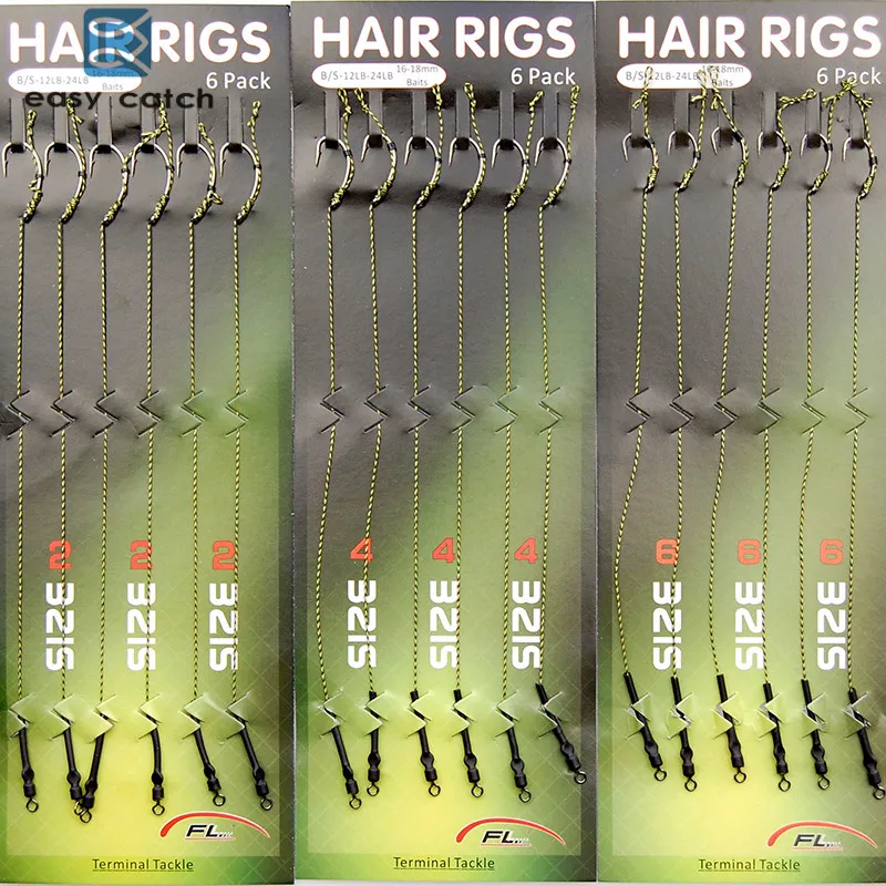 18Pcs Carp Fishing hooks Hair Rigs Braided Thread 8245 Curve Shank Fishhooks Swivel Boilies Carp Rigs Carp Fishing Accessories
18Pcs Carp Fishing hooks Hair Rigs Braided Thread 8245 Curve Shank Fishhooks Swivel Boilies Carp Rigs Carp Fishing Accessories