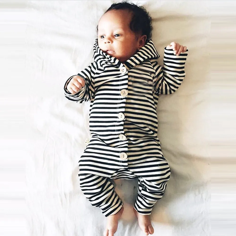 TELOTUNY Autumn Winter Newborn Infant Baby Boy Girl Hooded Romper Button Striped Jumpsut Clothes stem17
TELOTUNY Autumn Winter Newborn Infant Baby Boy Girl Hooded Romper Button Striped Jumpsut Clothes stem17