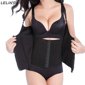 LELINTA Women Zipper Hook Body Shaper Waist Cincher Tummy Control Slimming Shapewear Adjustable Strap Waist Trainer Vest Corset
LELINTA Women Zipper Hook Body Shaper Waist Cincher Tummy Control Slimming Shapewear Adjustable Strap Waist Trainer Vest Corset