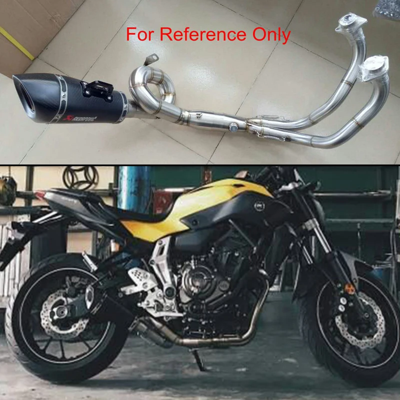 MT07 MT-07 FZ07 FZ-07 2013-2017 2018 Motorcycle Exhaust Muffler Modified Scooter Front Pipe Slip-On Stainless Steel For Yamaha
MT07 MT-07 FZ07 FZ-07 2013-2017 2018 Motorcycle Exhaust Muffler Modified Scooter Front Pipe Slip-On Stainless Steel For Yamaha