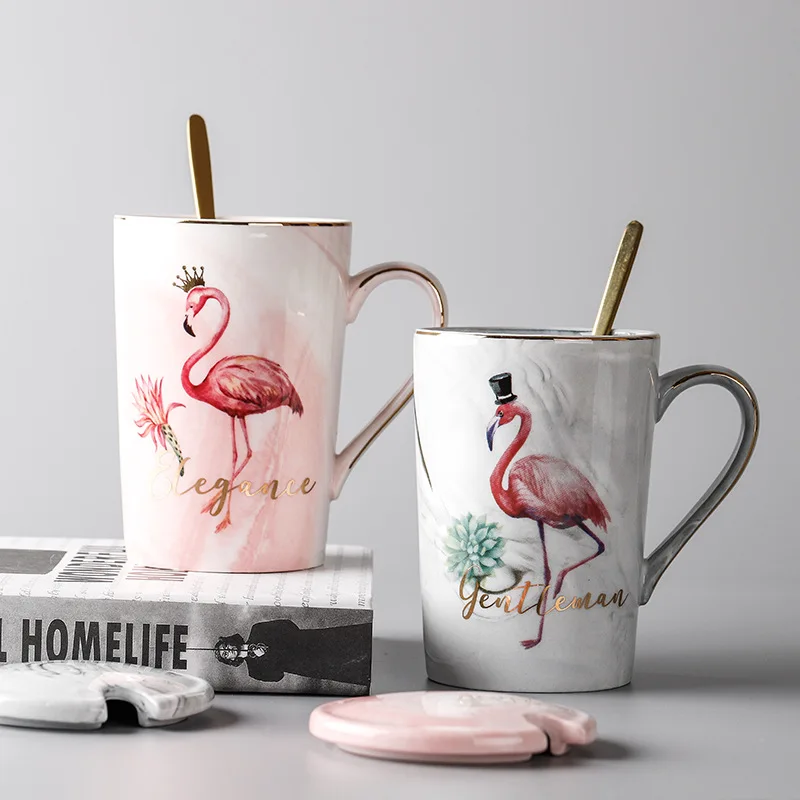Creative ceramic Marbled mug flamingo pattern mugs with spoon lid,Milk Tea Breakfast cups coffee Cup mugs for tea,christmas mug
Creative ceramic Marbled mug flamingo pattern mugs with spoon lid,Milk Tea Breakfast cups coffee Cup mugs for tea,christmas mug