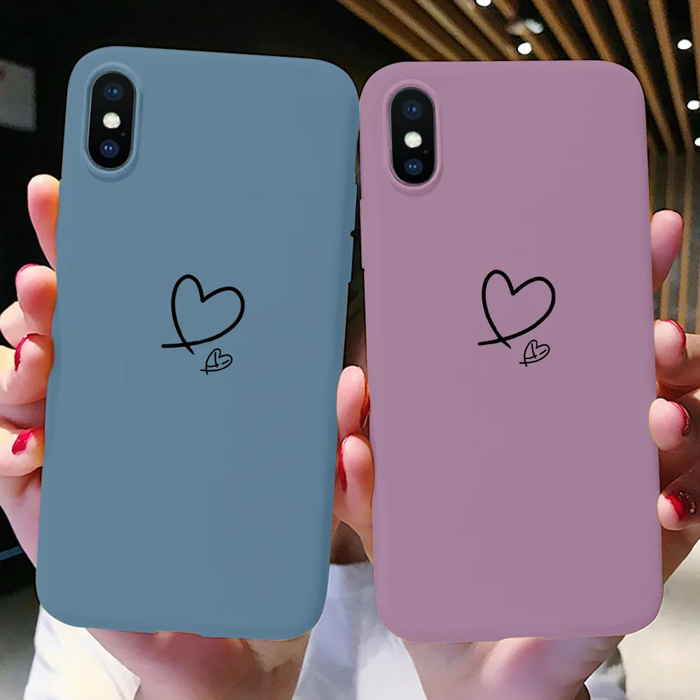 Capa For TPU iPhone X 6 6S 7Plus 8Plus Case Silicone Soft For iPhone XS Max XR Coque Matte Colorful Love Cover For iPhone 7 Case
Capa For TPU iPhone X 6 6S 7Plus 8Plus Case Silicone Soft For iPhone XS Max XR Coque Matte Colorful Love Cover For iPhone 7 Case