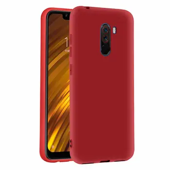 For Xiaomi Poco F1 Tpu Soft Phone Cover For Xiaomi Pocophone F1 Redmi 5 6 pro Silicone Slim Back Anti-skid Protective Case/Red
For Xiaomi Poco F1 Tpu Soft Phone Cover For Xiaomi Pocophone F1 Redmi 5 6 pro Silicone Slim Back Anti-skid Protective Case/Red
