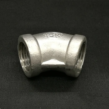 1-1/2" BSP Female 304 Stainless Steel 45 Degree Elbow Threaded Pipe Fitting Connector For Water Oil Air
1-1/2" BSP Female 304 Stainless Steel 45 Degree Elbow Threaded Pipe Fitting Connector For Water Oil Air
