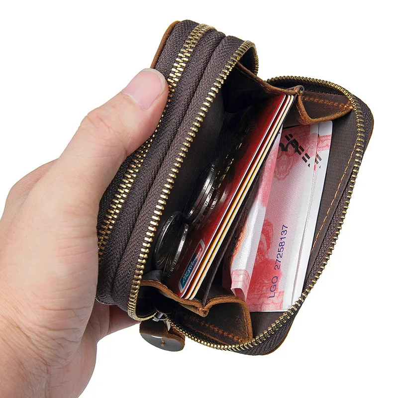Nesitu Vintage Men Wallet Thick Crazy Horse Leather Key Case Holder Coin Purse Genuine Leather Housekeeper Car Key Bag M8185
Nesitu Vintage Men Wallet Thick Crazy Horse Leather Key Case Holder Coin Purse Genuine Leather Housekeeper Car Key Bag M8185