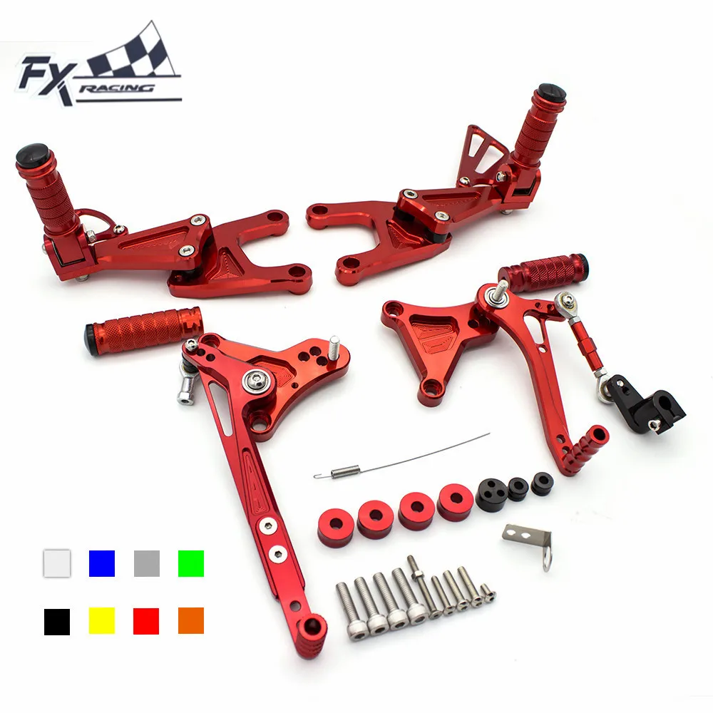 Алюминиевый набор ножек для водителя мотоцикла с ЧПУ ног Rearset Benelli TNT125 TNT 125 135 2016-2020
