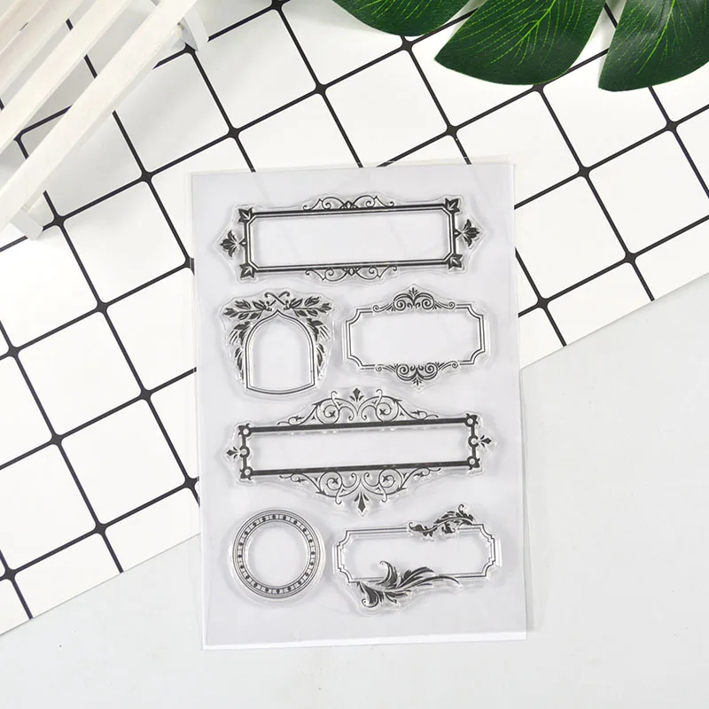 Frame Transparent Clear Stamp for Scrapbooking Transparent Silicone Rubber DIY Photo Album Decor
Frame Transparent Clear Stamp for Scrapbooking Transparent Silicone Rubber DIY Photo Album Decor