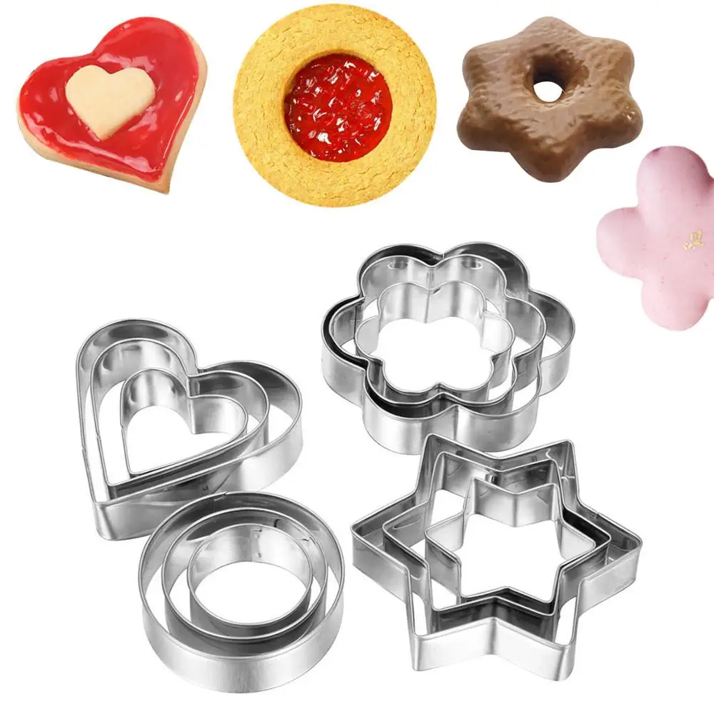 12Pcs/Set Cookie Cutters Moulds Stainless Steel Christmas Fondant Pastry Decorating Tools Baking Mold Fondant Kitchen Accessory
12Pcs/Set Cookie Cutters Moulds Stainless Steel Christmas Fondant Pastry Decorating Tools Baking Mold Fondant Kitchen Accessory