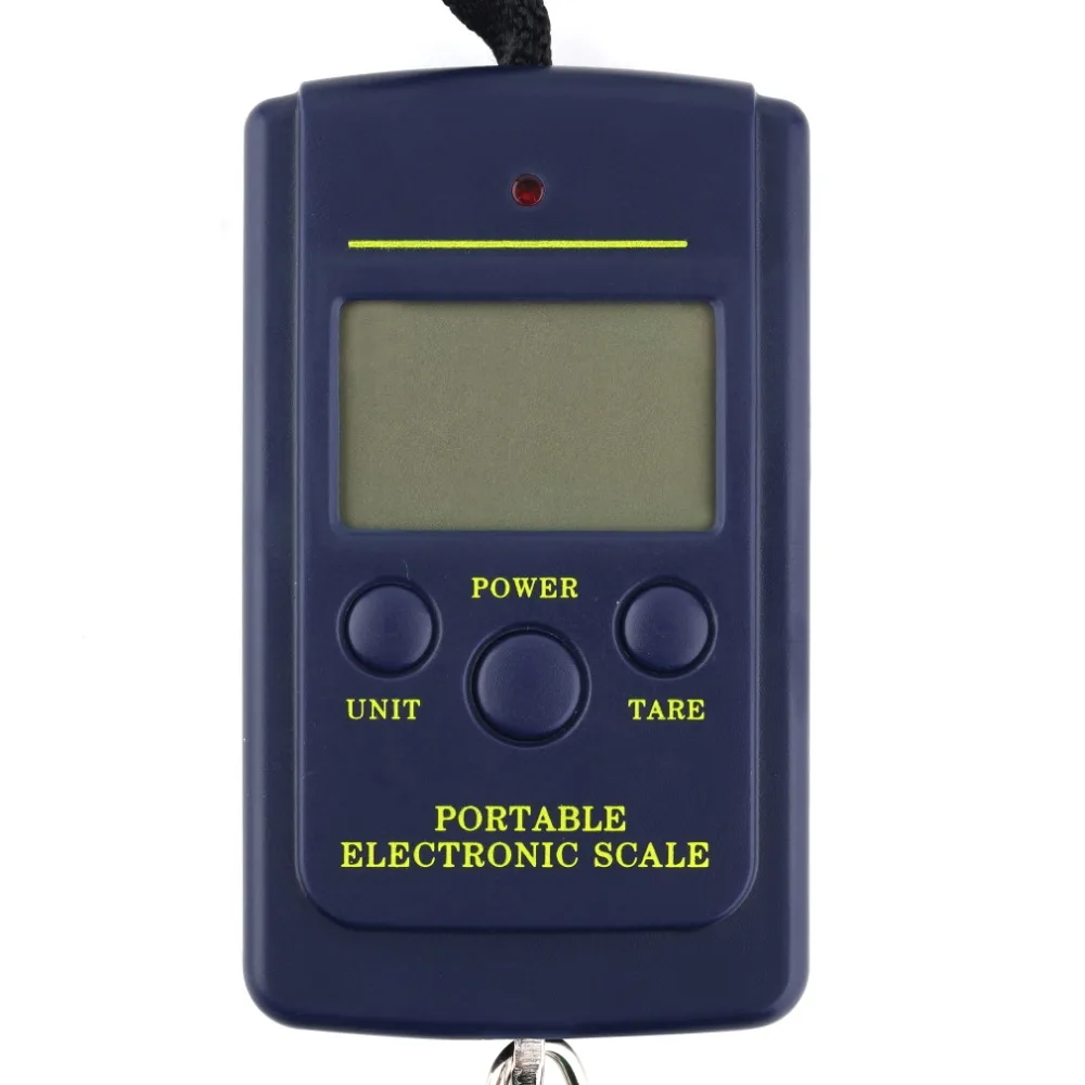 Durable Portable 40kg/10g LCD Digital Display Electronic Hanging Fishing Digital Pocket Weight Hook Scale Pocket Size
Durable Portable 40kg/10g LCD Digital Display Electronic Hanging Fishing Digital Pocket Weight Hook Scale Pocket Size
