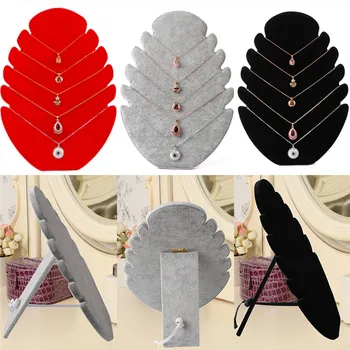 1pc Multi-functional Necklace Jewelry Pendant Chain Display Holder Stand Velvet Easel Organizer Rack Women Jewelery Storage
1pc Multi-functional Necklace Jewelry Pendant Chain Display Holder Stand Velvet Easel Organizer Rack Women Jewelery Storage