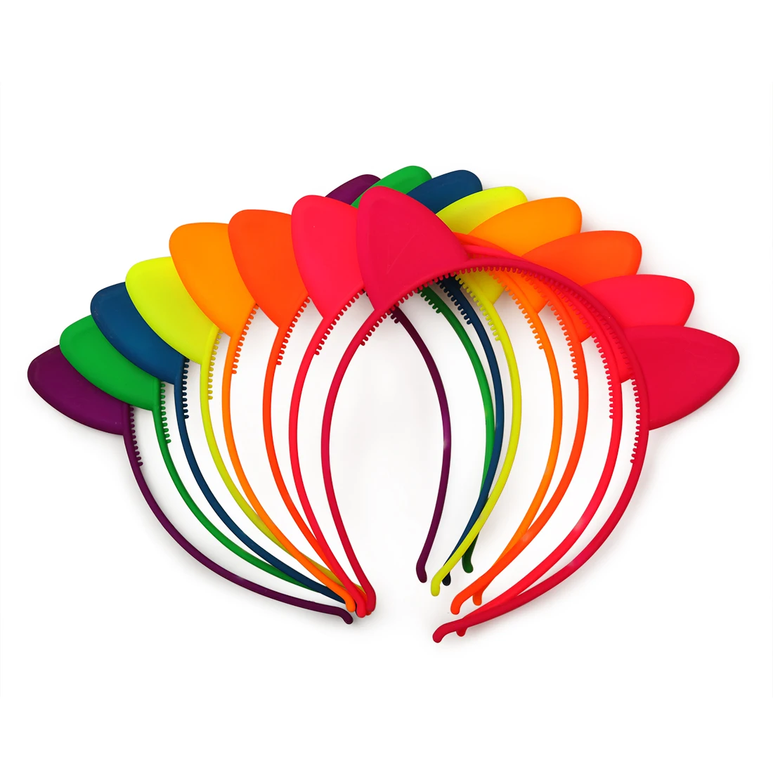 12pcs/lot Bright Color Cat Ear Hairbands ABS Plastic Hairband With Teeth Charm Ear Headbands For Children Girls
12pcs/lot Bright Color Cat Ear Hairbands ABS Plastic Hairband With Teeth Charm Ear Headbands For Children Girls