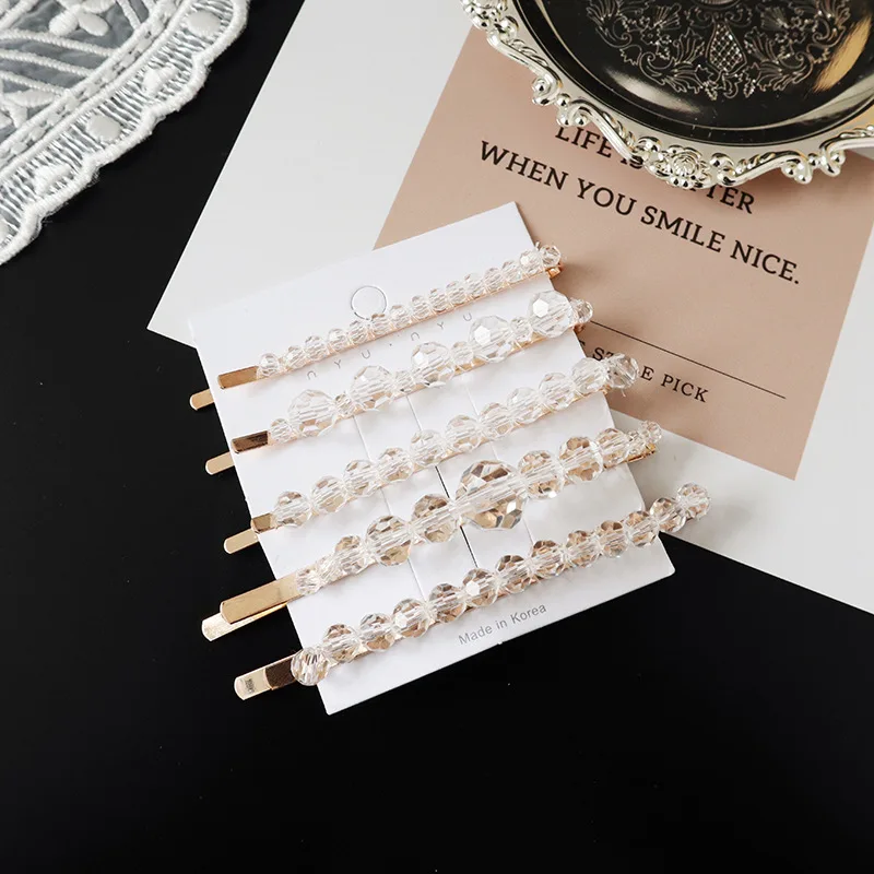 2019 New Fashion Style Transparent Crystal Ball Beads Long Hairpins For Women Sweet Hair Jewelry Accessories Korea Hair Clips
2019 New Fashion Style Transparent Crystal Ball Beads Long Hairpins For Women Sweet Hair Jewelry Accessories Korea Hair Clips