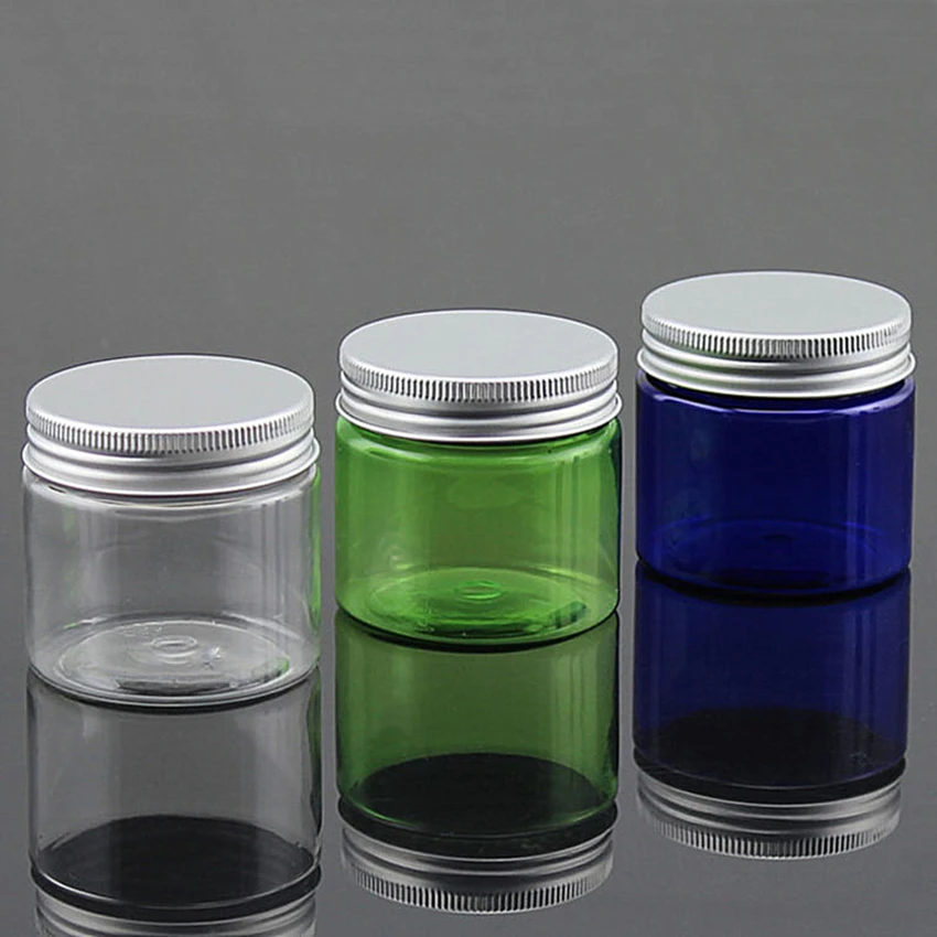 40PCS PET Plastic Jar With Aluminum lid Cosemtic Plastic Bottle Jar Cream bottle with Aluminum Cap Cosmetic Container 50ml 50g
40PCS PET Plastic Jar With Aluminum lid Cosemtic Plastic Bottle Jar Cream bottle with Aluminum Cap Cosmetic Container 50ml 50g