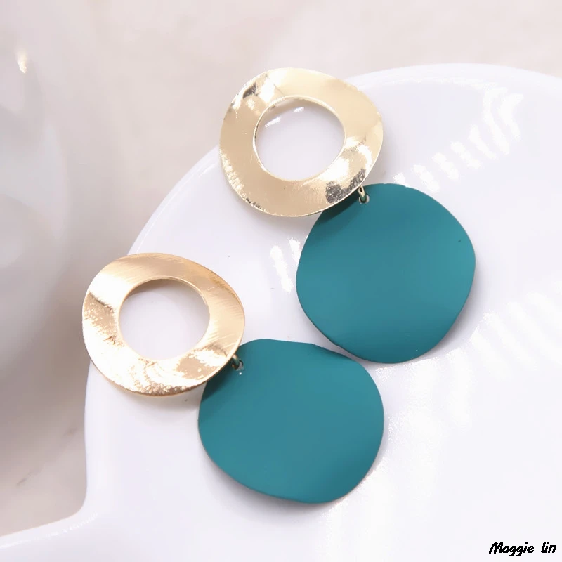 earings fashion jewelry Round pendientes kolczyki mujer boucle d'oreille femme 2019 stud irregular luxury blue summer earring
earings fashion jewelry Round pendientes kolczyki mujer boucle d'oreille femme 2019 stud irregular luxury blue summer earring