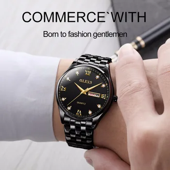 OLEVS Business Men Quartz Watches Luxury Steel Strap Luminous Waterproof Date Clock Male Casual Quartz Watch Men Relogio
OLEVS Business Men Quartz Watches Luxury Steel Strap Luminous Waterproof Date Clock Male Casual Quartz Watch Men Relogio