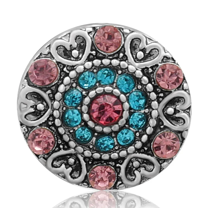 New KZ1273 Beauty Round Retro Rhinestone hearts pattern 18MM Metal giner snap button for DIY snap jewelry wholesale
New KZ1273 Beauty Round Retro Rhinestone hearts pattern 18MM Metal giner snap button for DIY snap jewelry wholesale
