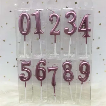 1pc Silver Rose Gold Candles For Happy Birthday Party Decorations 0-9 Number Candles Cake Cupcake Topper Party Supplies
1pc Silver Rose Gold Candles For Happy Birthday Party Decorations 0-9 Number Candles Cake Cupcake Topper Party Supplies