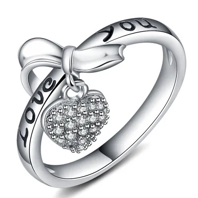 2019 new fashion rose gold silver color heart solid 925 sterling silver promise ring for women girl lady party gift R5090
2019 new fashion rose gold silver color heart solid 925 sterling silver promise ring for women girl lady party gift R5090