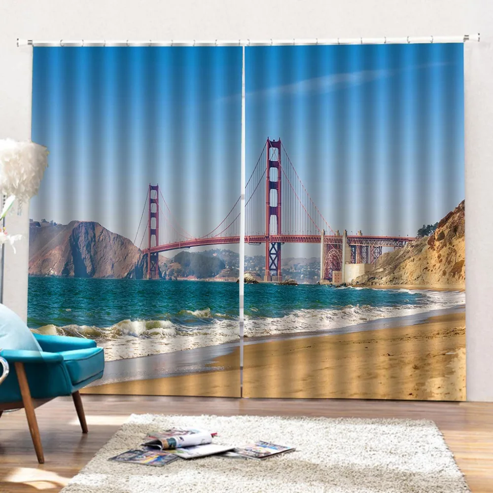 2019 window curtain Custom any size 3D curtain blackout Building bridge For living room bedrooms Home Decoration
2019 window curtain Custom any size 3D curtain blackout Building bridge For living room bedrooms Home Decoration