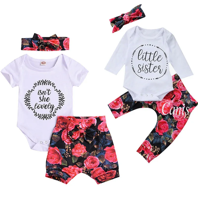Family Matching Outfits Little Sister 3Pcs Summer Clothes Set Infant Kid Baby Girl Romper Floral Shorts Pants Clothes Sets
Family Matching Outfits Little Sister 3Pcs Summer Clothes Set Infant Kid Baby Girl Romper Floral Shorts Pants Clothes Sets