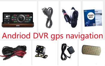 

7 inch 3G DVR Android Car Truck Dashboard GPS Navigation Bluetooth WiFi Dual Camera Rear View 1GB RAM Quad Core GPS FHD1080P DVR