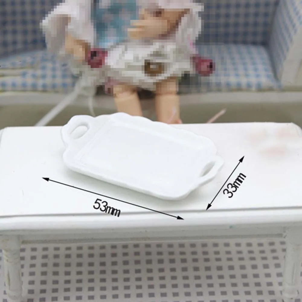 1/12 Dollhouse Miniature Accessories Mini Ceramic Food Tray Simulation Plate Model Toys for Doll House Decoration
1/12 Dollhouse Miniature Accessories Mini Ceramic Food Tray Simulation Plate Model Toys for Doll House Decoration