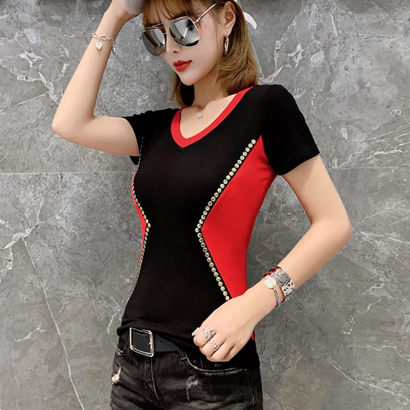 Diamond Camisetas Mujer 2019 Summer Tshirt Women Lady T Shirt Womens T-Shirts Woman tops Vetement Femme Punk Rock Female tees
Diamond Camisetas Mujer 2019 Summer Tshirt Women Lady T Shirt Womens T-Shirts Woman tops Vetement Femme Punk Rock Female tees