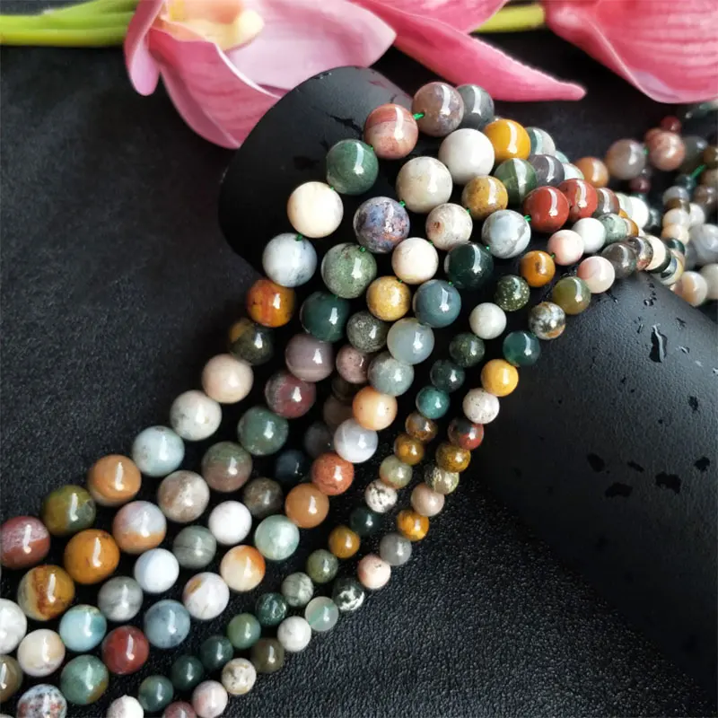 6-12mm Round Green Yellow Blue White Ocean Jaspers Beads Natural Stone Beads For Jewelry Making Beads 15'' Needlework DIY Beads
6-12mm Round Green Yellow Blue White Ocean Jaspers Beads Natural Stone Beads For Jewelry Making Beads 15'' Needlework DIY Beads