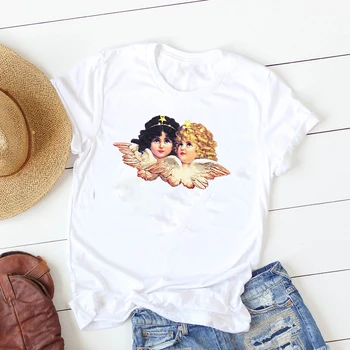 2019 Women Shirt Summer Wing Crown Painting Printed Short Sleeve Female Womens T T-shirt Graphic Printed Top Tshirt
2019 Women Shirt Summer Wing Crown Painting Printed Short Sleeve Female Womens T T-shirt Graphic Printed Top Tshirt