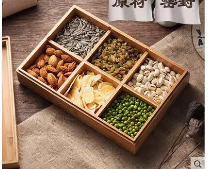 Japanese style 6 bamboo fruit bowl candy box creative with lid tray snacks dried fruit pot storage box
Japanese style 6 bamboo fruit bowl candy box creative with lid tray snacks dried fruit pot storage box