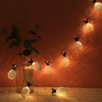 10 LED Light String Waterproof Pineapple Fairy lights Christmas Lights Outdoor LED String Lights for Home Holiday Garland Decor
10 LED Light String Waterproof Pineapple Fairy lights Christmas Lights Outdoor LED String Lights for Home Holiday Garland Decor