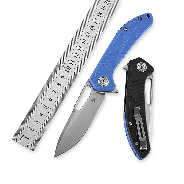 CH3509 D2 knife EDC ball bearing tumbling folding pocket G10 handle outdoor camping survival rescue tactical self-defense tool
CH3509 D2 knife EDC ball bearing tumbling folding pocket G10 handle outdoor camping survival rescue tactical self-defense tool