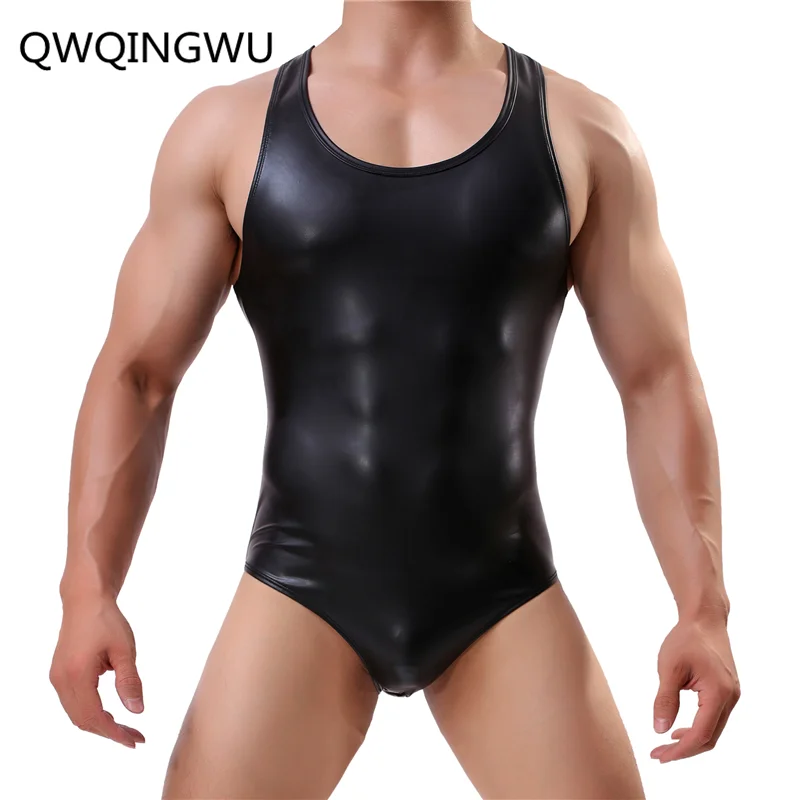 Sexy Lingerie Mens Shapers Jockstrap Bodysuit Wrestling Singlet Imitation Leather Sexy Body Shaper Bodybuilding Jumpsuit Leotard
Sexy Lingerie Mens Shapers Jockstrap Bodysuit Wrestling Singlet Imitation Leather Sexy Body Shaper Bodybuilding Jumpsuit Leotard