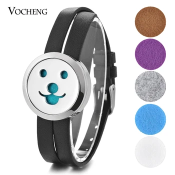 10pcs/lot Aromatherapy Essential Oil Diffuser Locket Bracelet 316L Stainless Steel Double Leather with Free Oil Pads VA-604*10
10pcs/lot Aromatherapy Essential Oil Diffuser Locket Bracelet 316L Stainless Steel Double Leather with Free Oil Pads VA-604*10